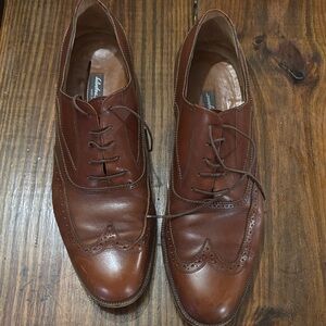 Salvatore Ferragamo Brown Leather Oxfords
